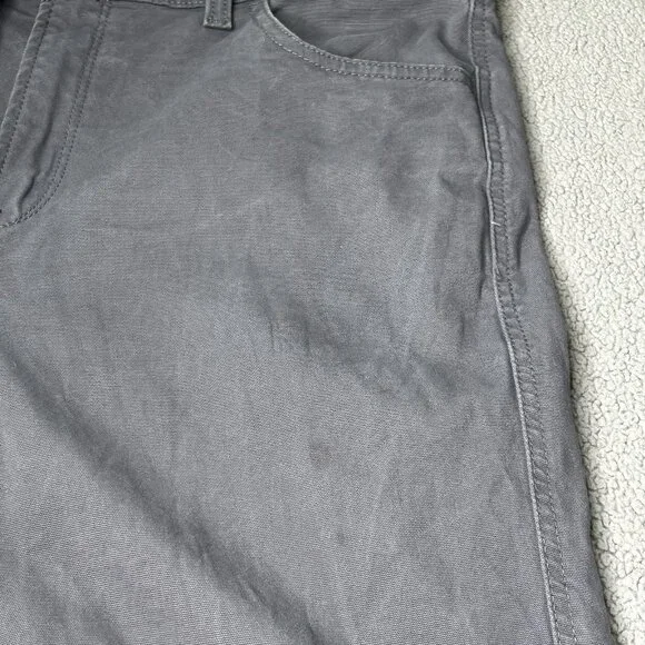 Ariat Rebar Perfect Rise Made Tough Straight Pant Womens 33R Fits 36x31.5 Gray - Picture 10 of 16